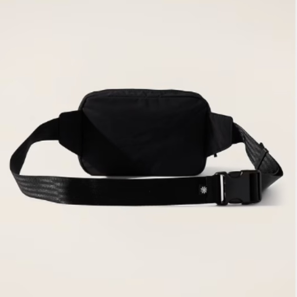 Athleta LARGE Black All About Crossbody Belt Bag - Picture 3 of 4